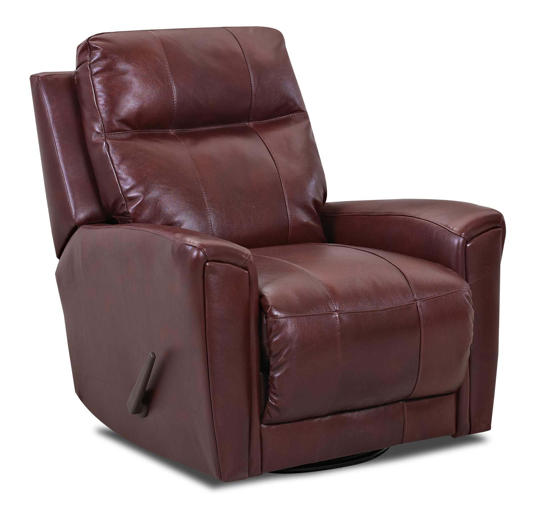 Klaussner Priest Transitional Swivel Rocking Reclining Chair w/ Heat